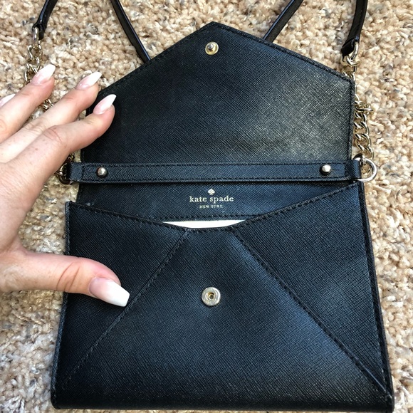Kate Spade Black Crossbody/Clutch - Picture 3 of 6